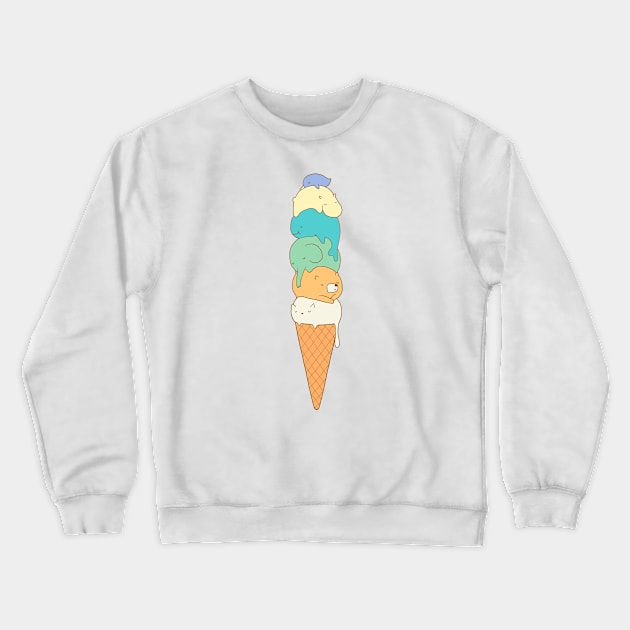 Melting Crewneck Sweatshirt by ilovedoodle